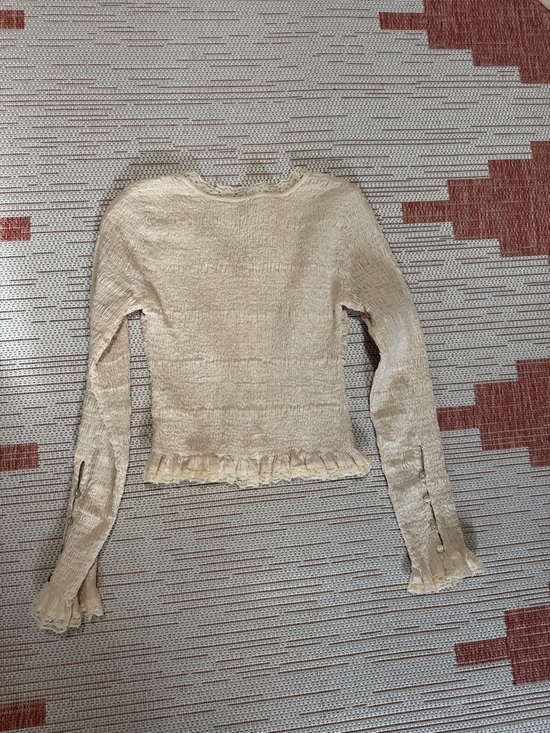 Free People Elliot Smocked Top, XS - Picture 7 of 8
